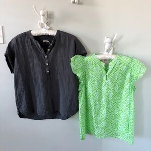 Faherty Desmond Top + Banjanan Blouse - Large